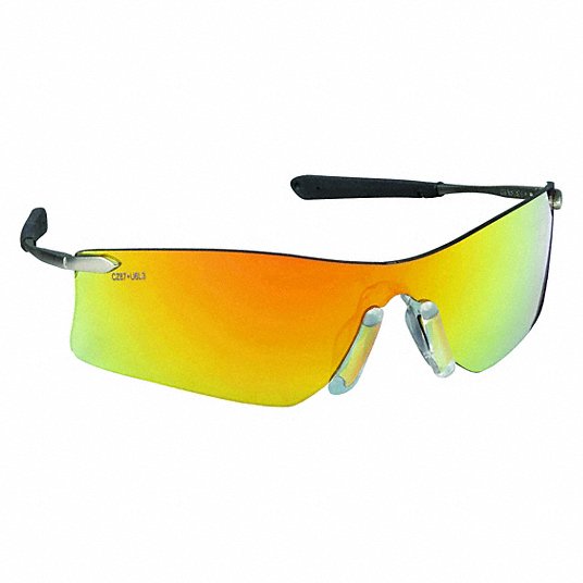Rubicon® T4 Series Safety Glasses Fire Mirror Lens - Spill Control